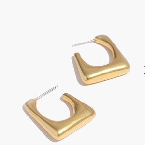 Modern Geometry Hoop Earrings